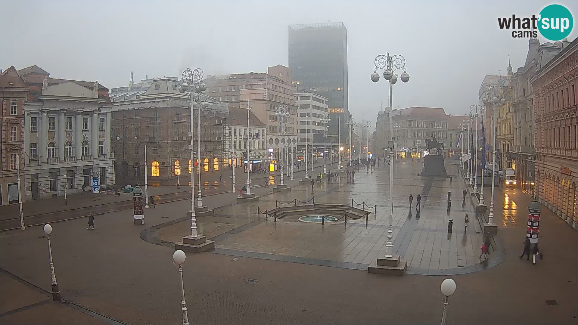 Zagabria Live Webcam piazza Bana Jelačić