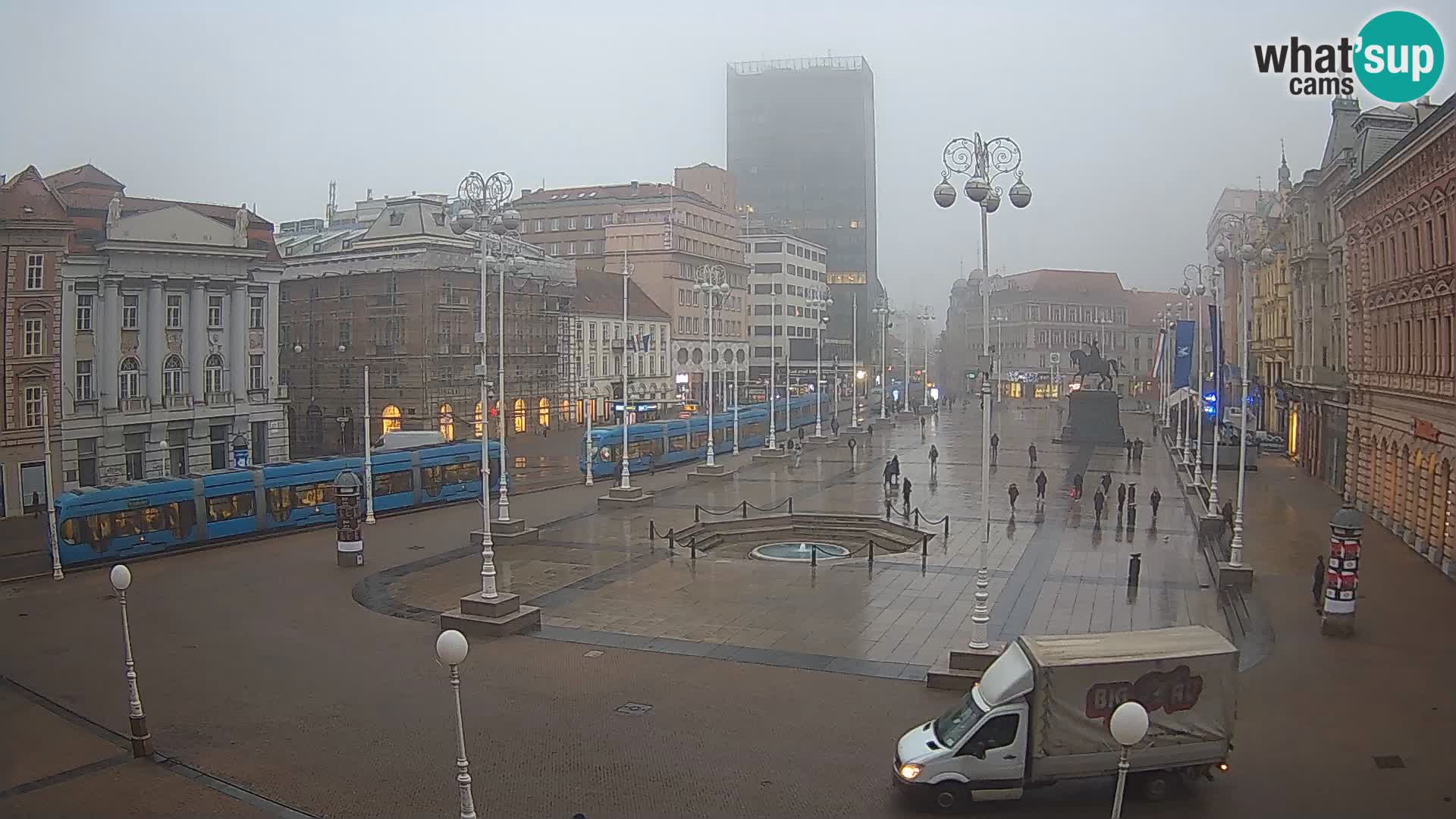 Zagabria Live Webcam piazza Bana Jelačić