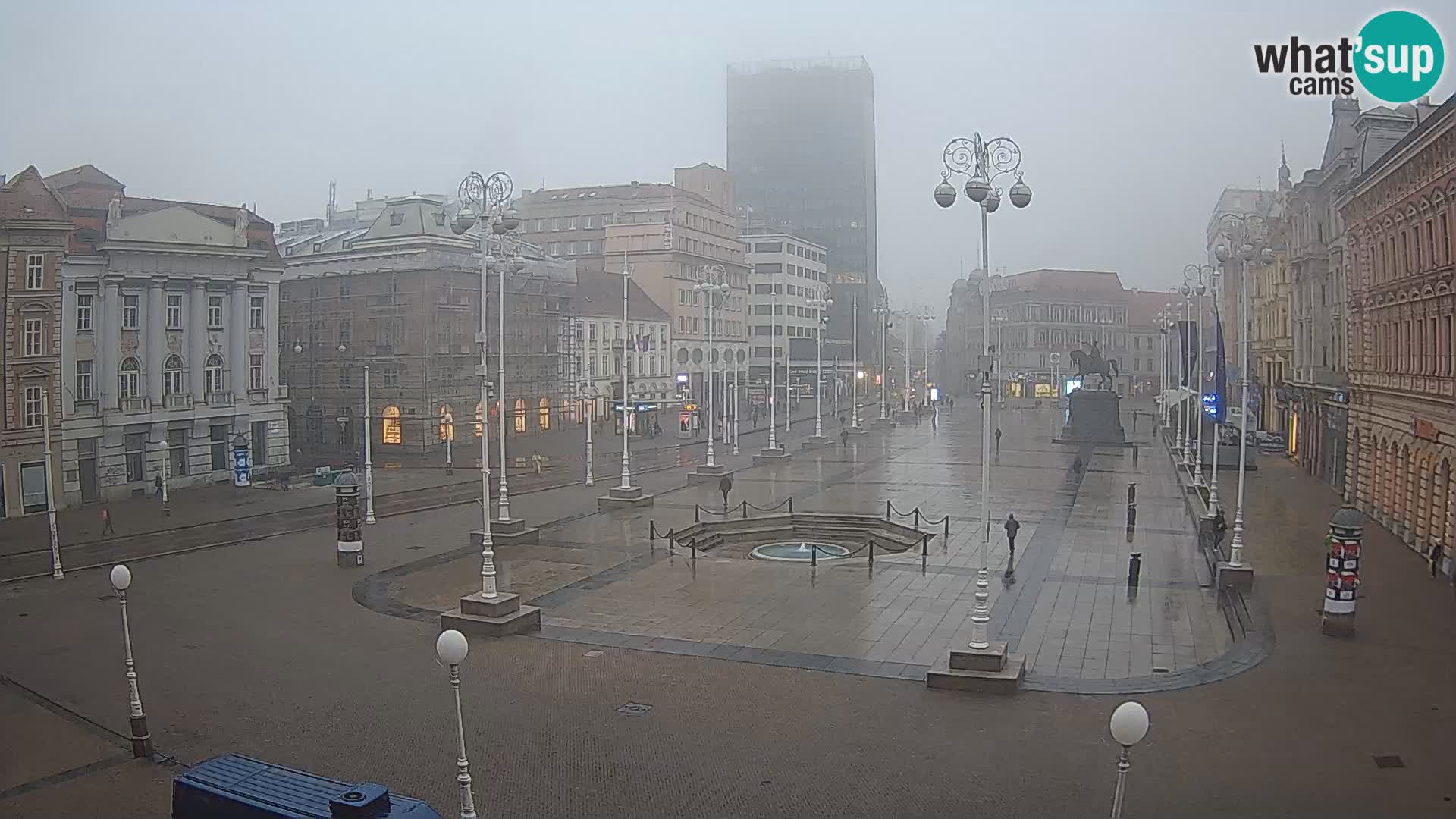 Zagabria Live Webcam piazza Bana Jelačić