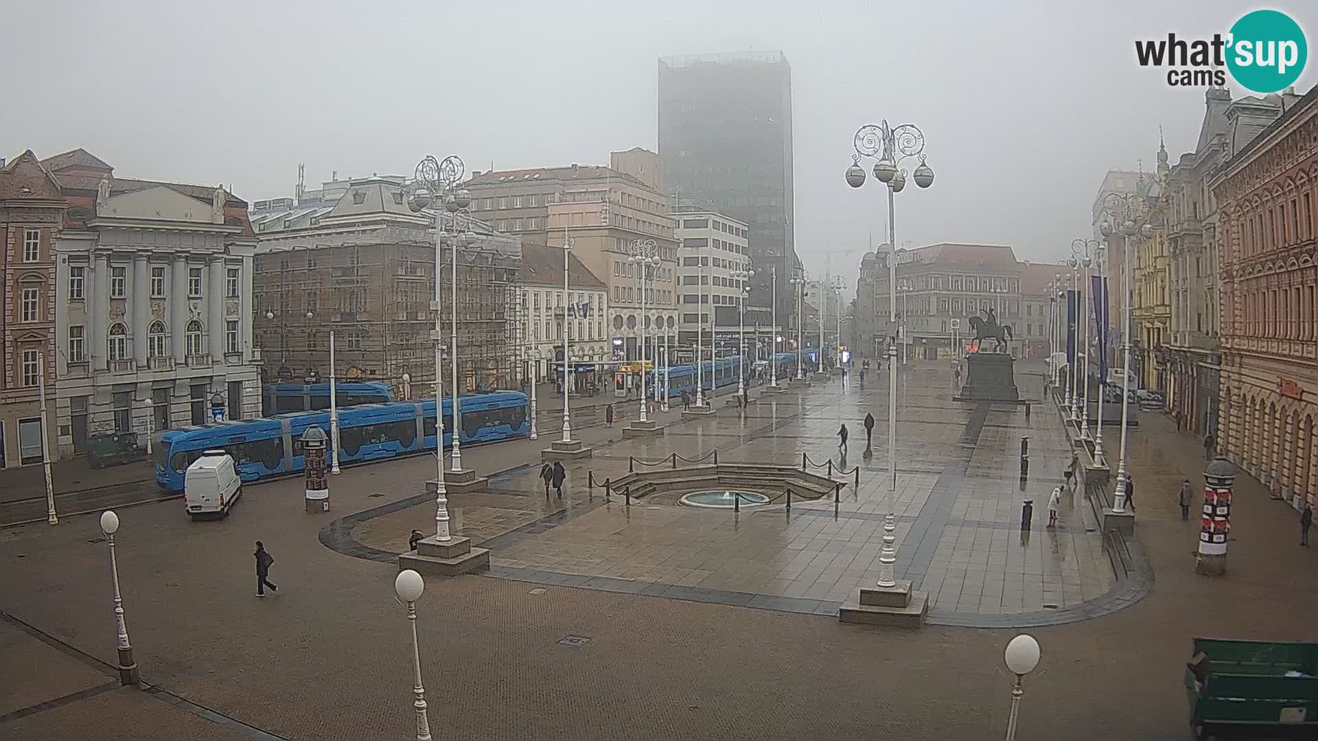 Zagabria Live Webcam piazza Bana Jelačić