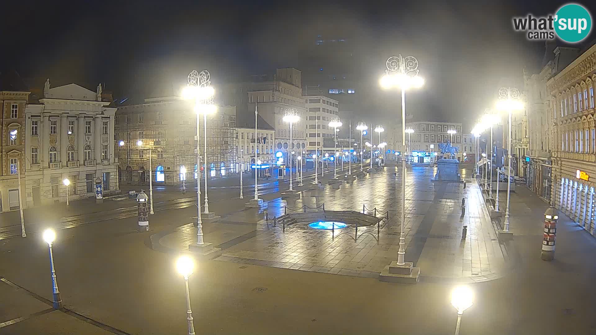 Zagreb camera en vivo plaza Bana Jelačić