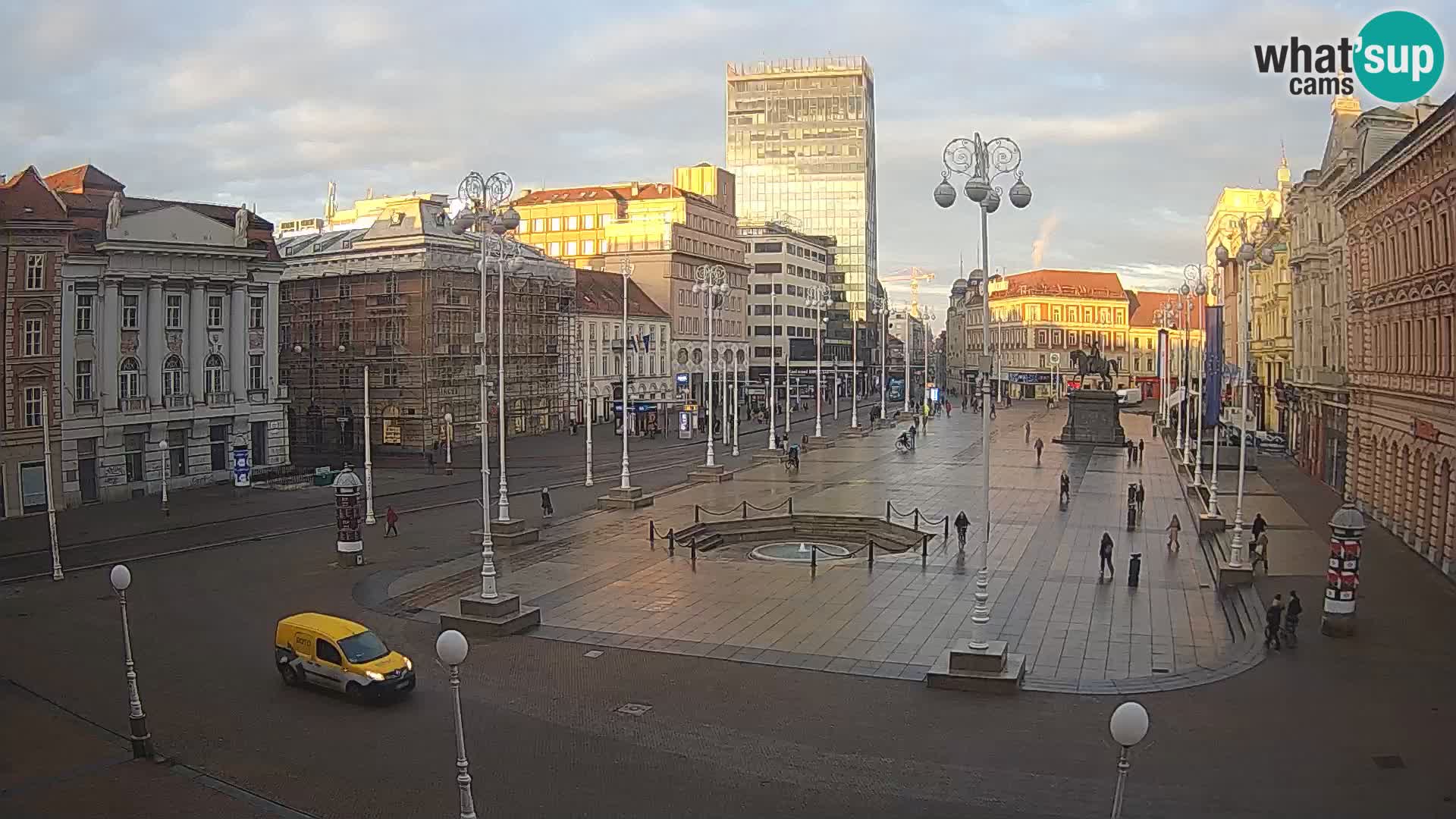 Zagabria Live Webcam piazza Bana Jelačić