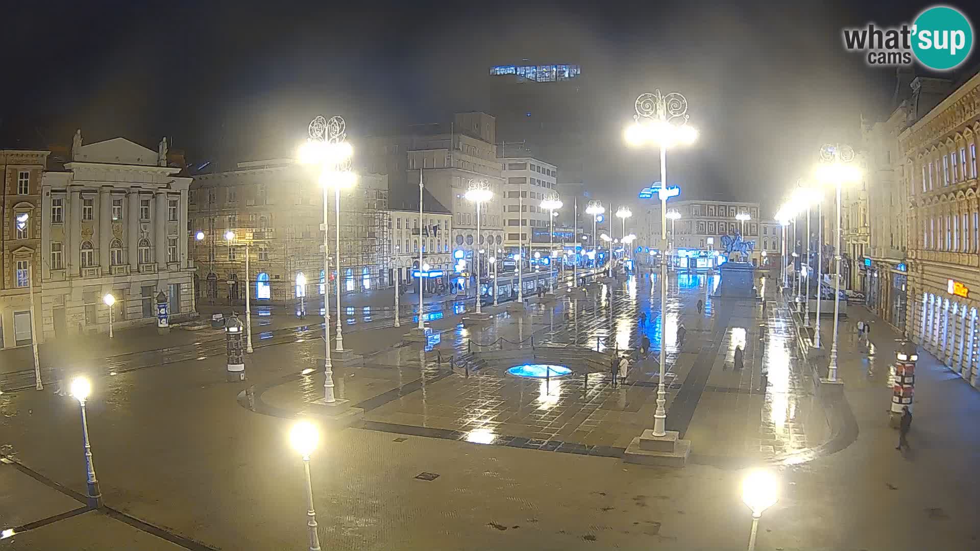 Zagreb camera en vivo plaza Bana Jelačić