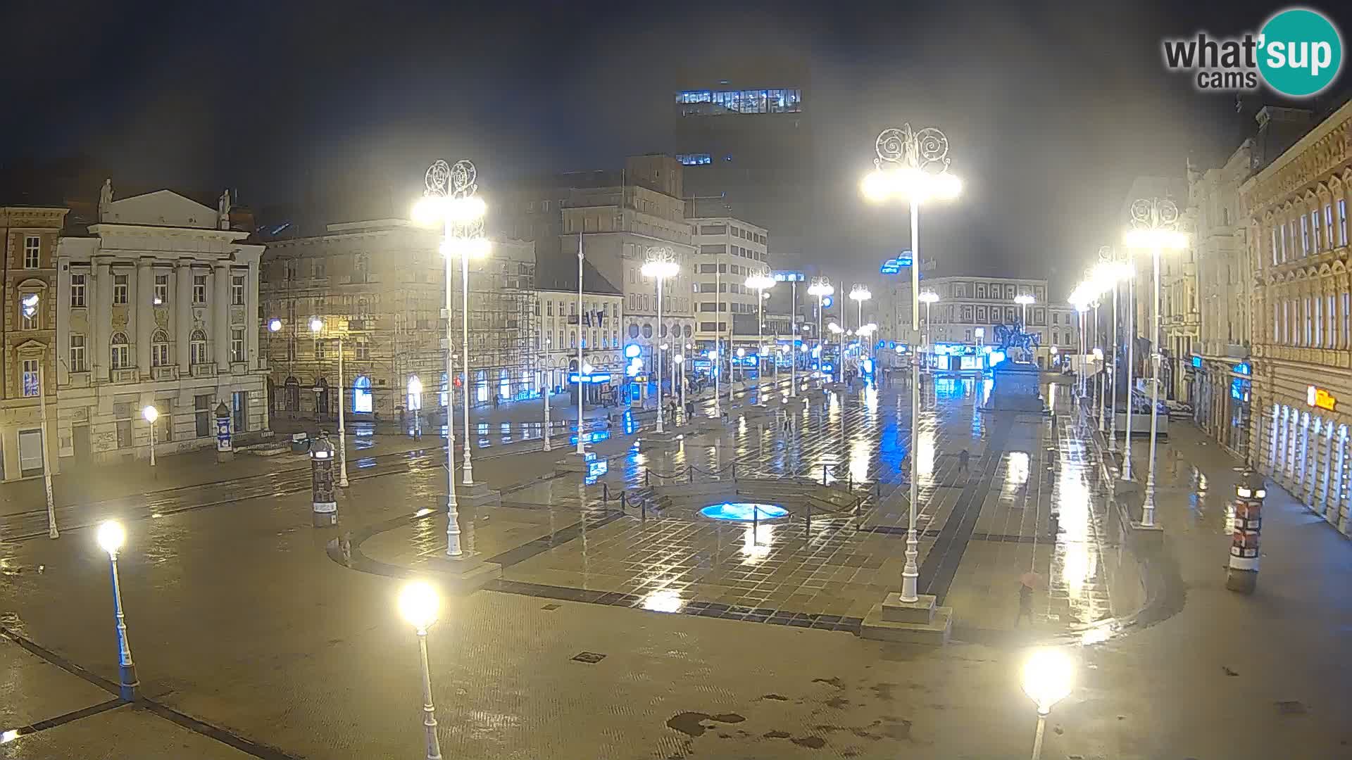 Zagabria Live Webcam piazza Bana Jelačić