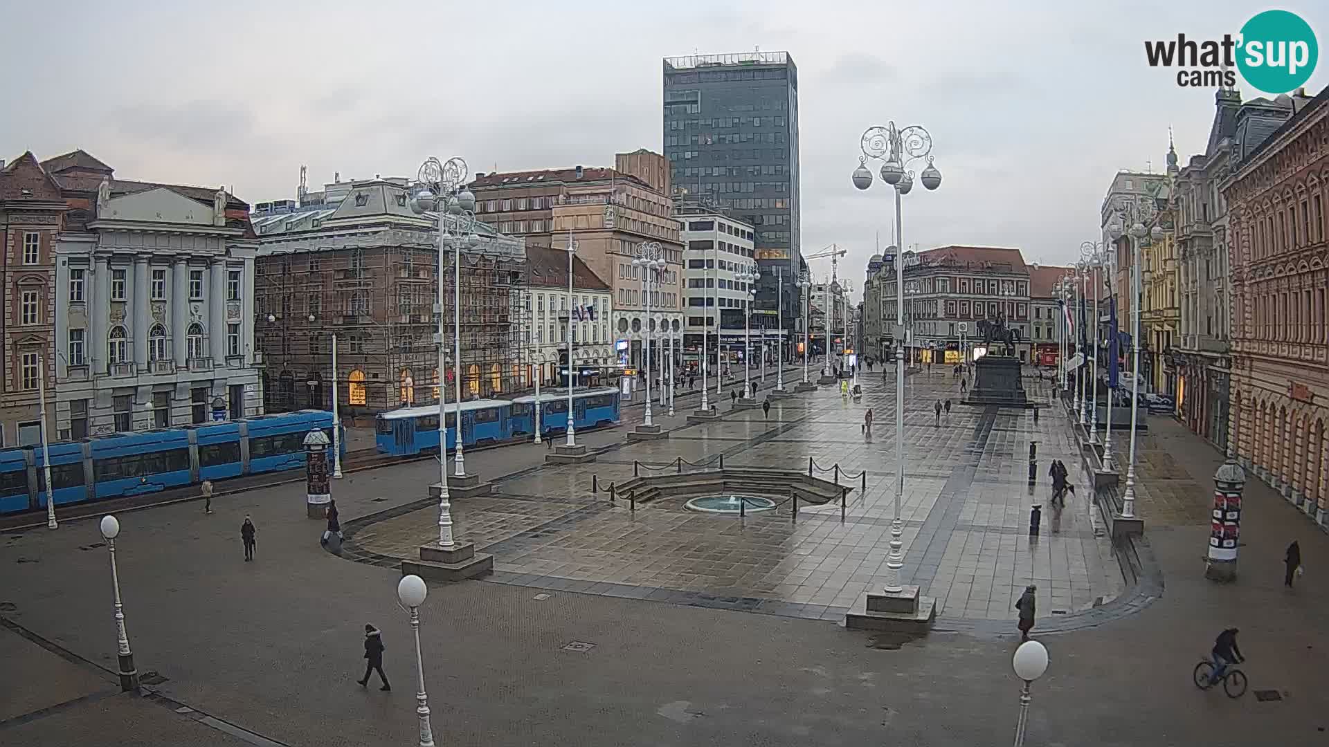 Zagabria Live Webcam piazza Bana Jelačić