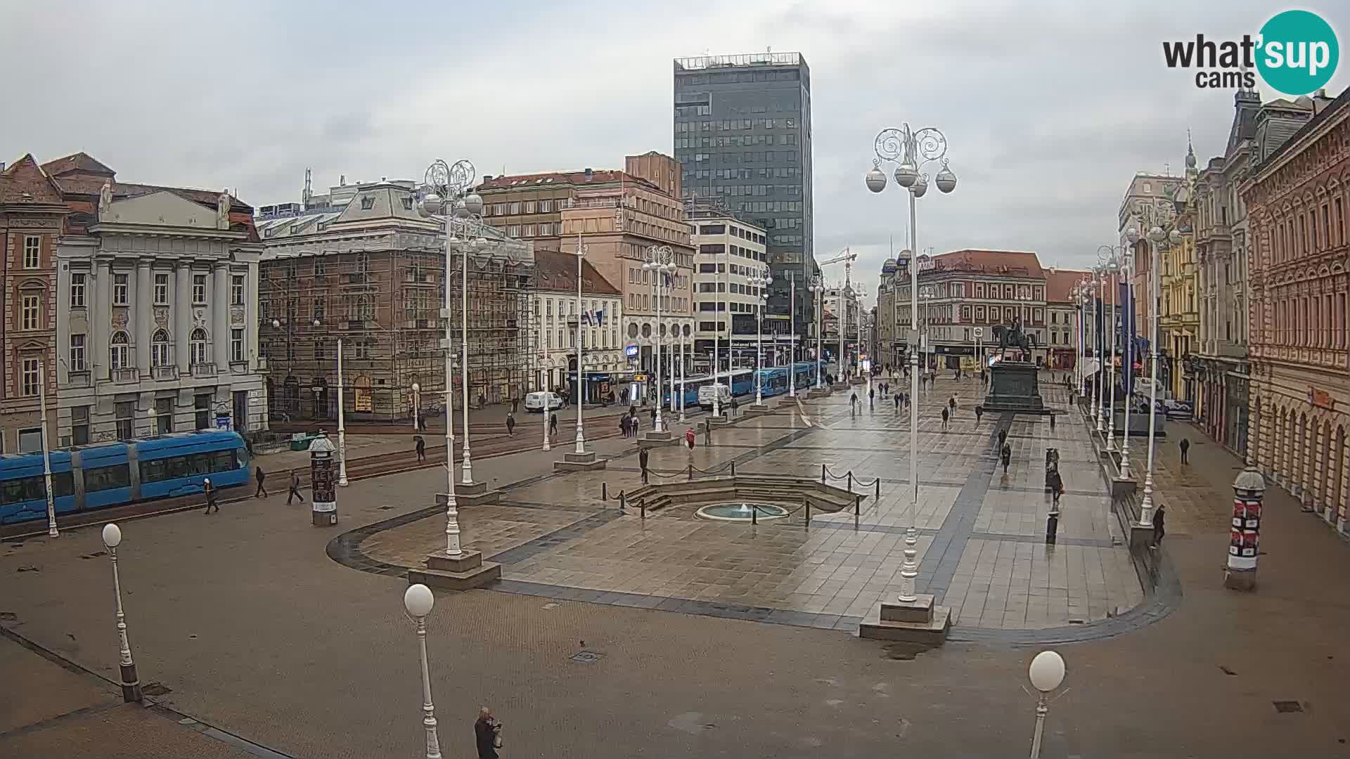 Zagabria Live Webcam piazza Bana Jelačić