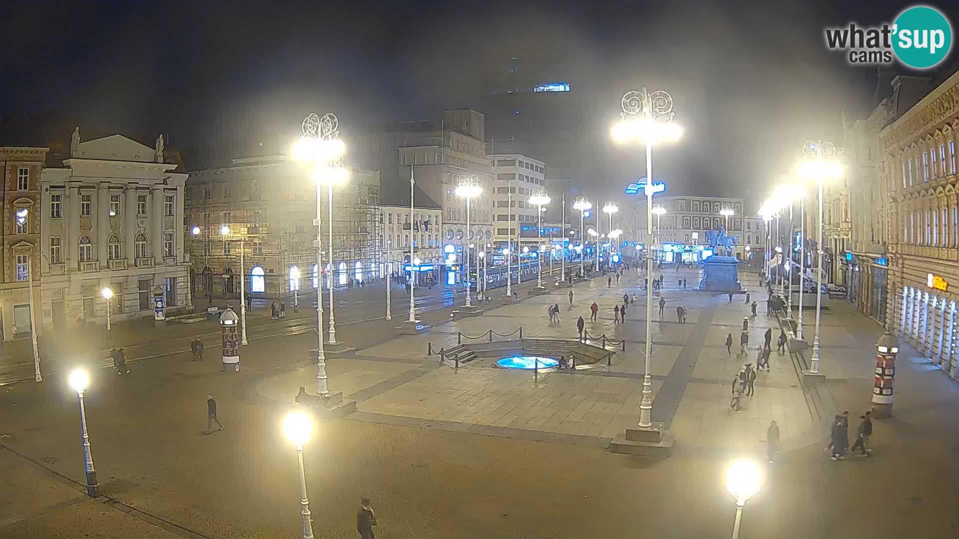 Zagreb camera en vivo plaza Bana Jelačić