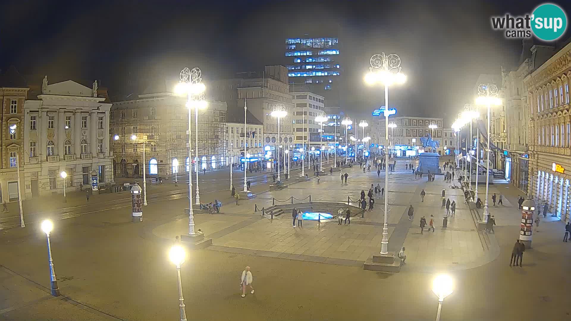 Zagreb Live Webcam Platz Bana Jelačić