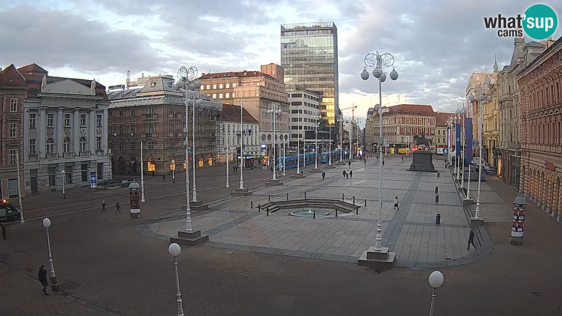 Zagreb camera en vivo plaza Bana Jelačić