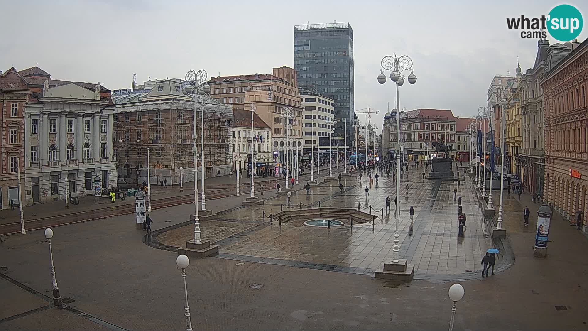 Zagabria Live Webcam piazza Bana Jelačić