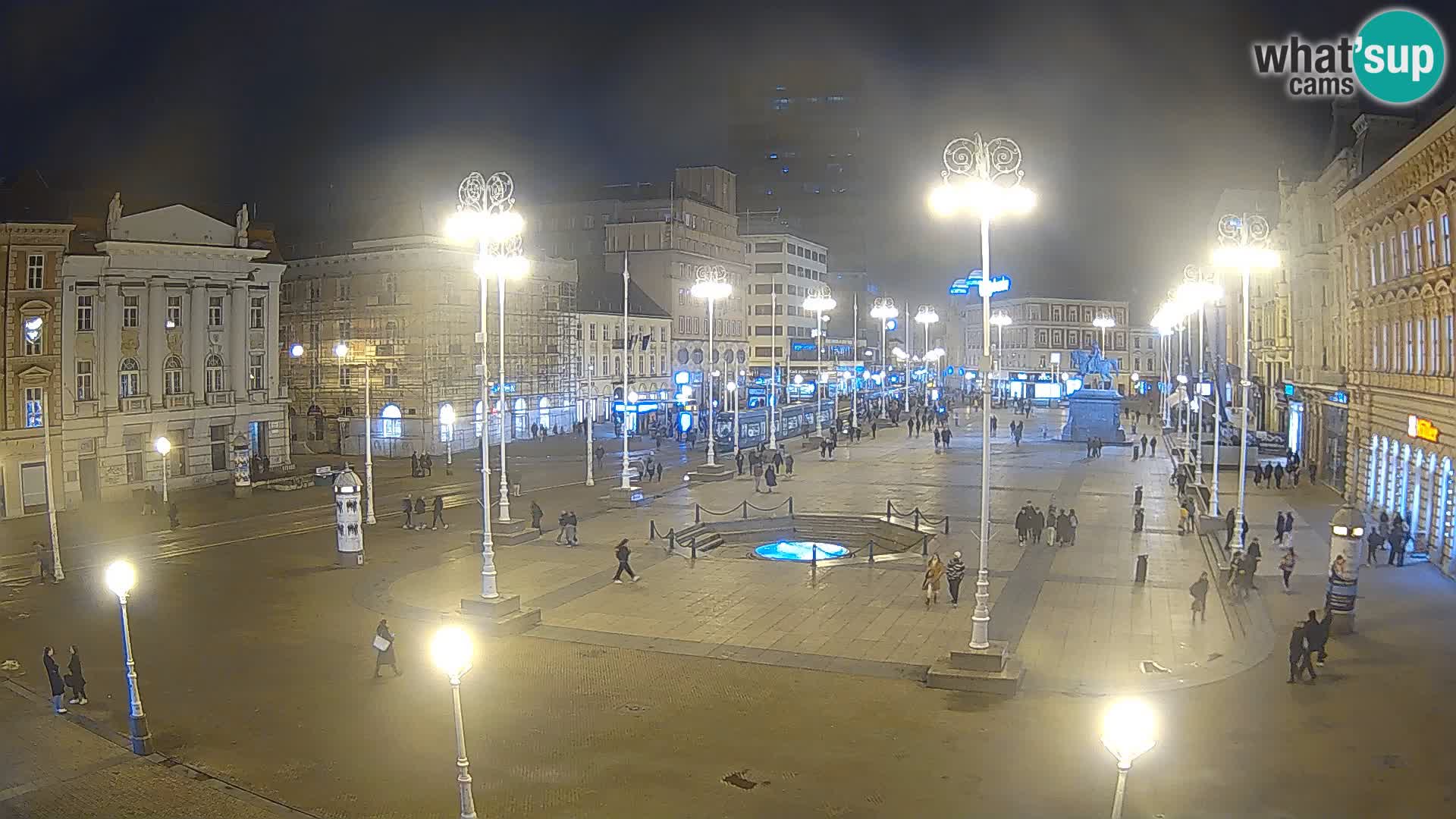 Zagreb camera en vivo plaza Bana Jelačić