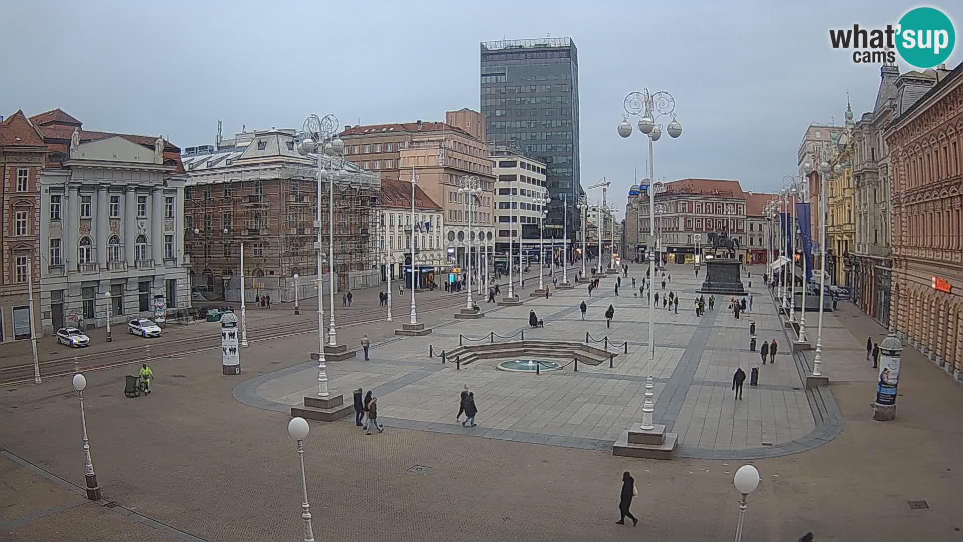 Zagabria Live Webcam piazza Bana Jelačić