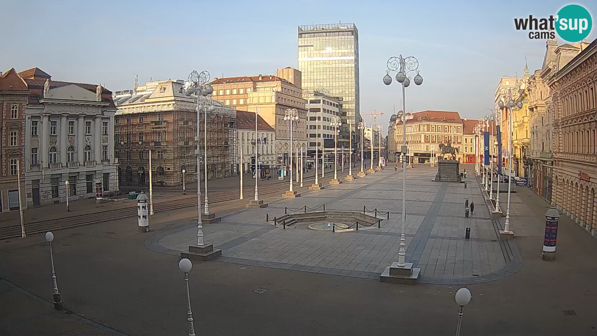 Zagabria Live Webcam piazza Bana Jelačić