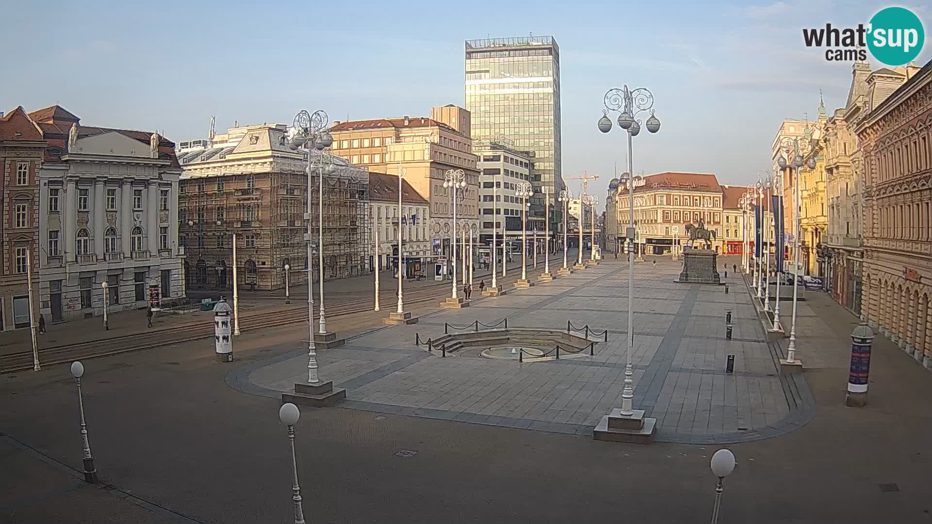 Zagabria Live Webcam piazza Bana Jelačić