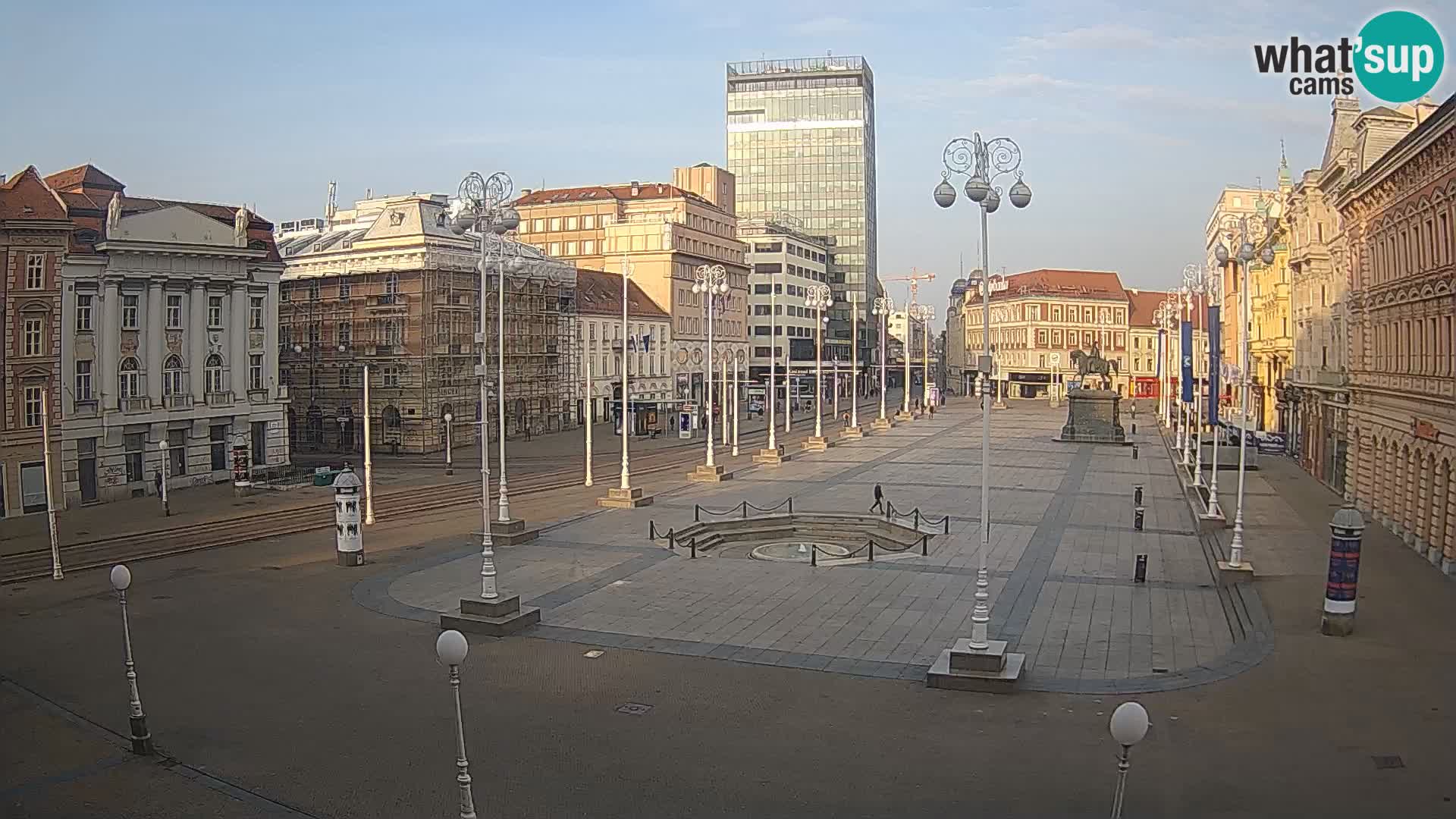 Zagabria Live Webcam piazza Bana Jelačić