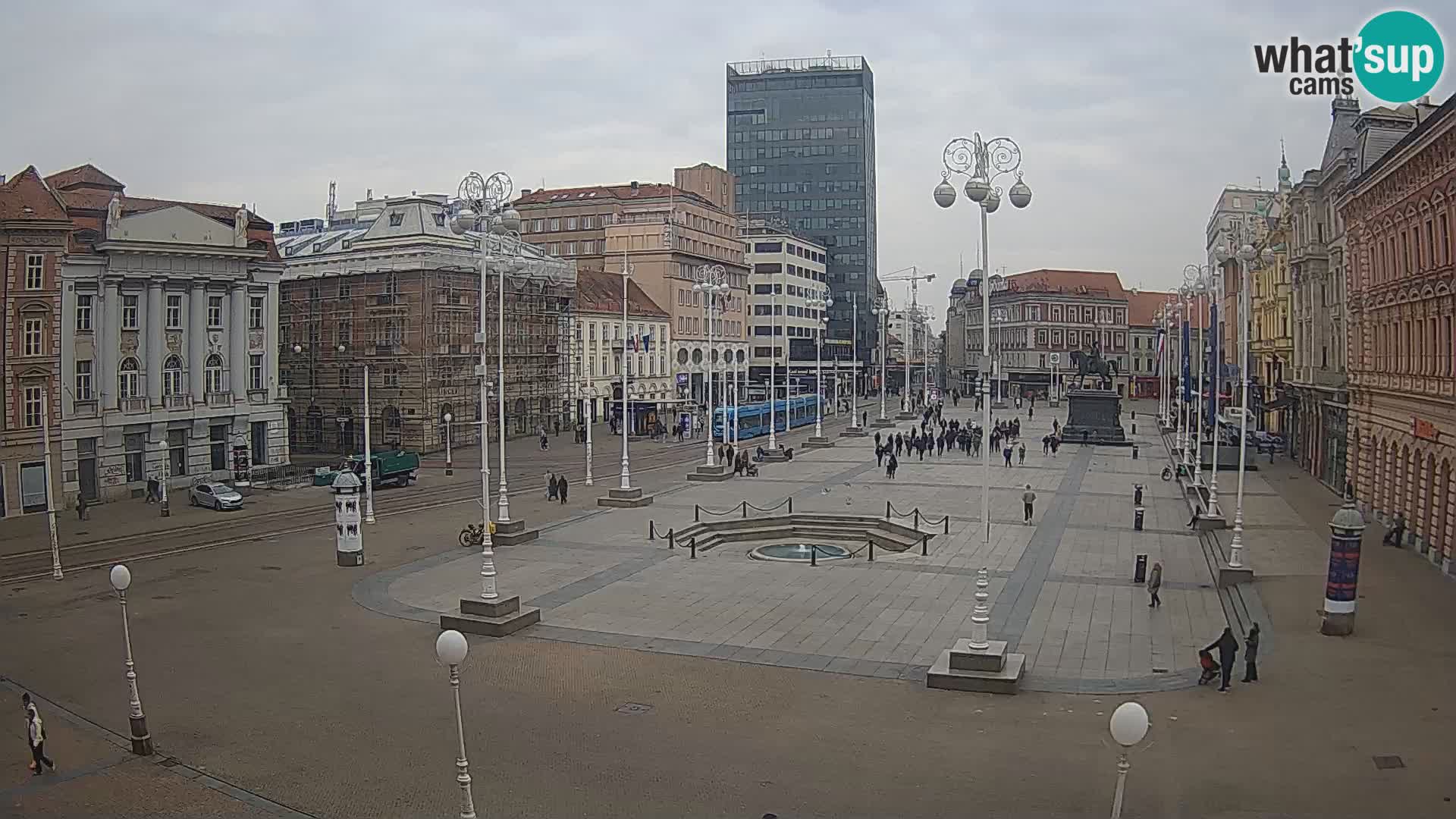 Zagabria Live Webcam piazza Bana Jelačić