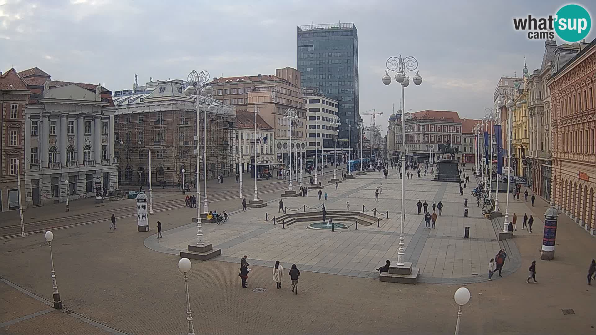 Zagabria Live Webcam piazza Bana Jelačić