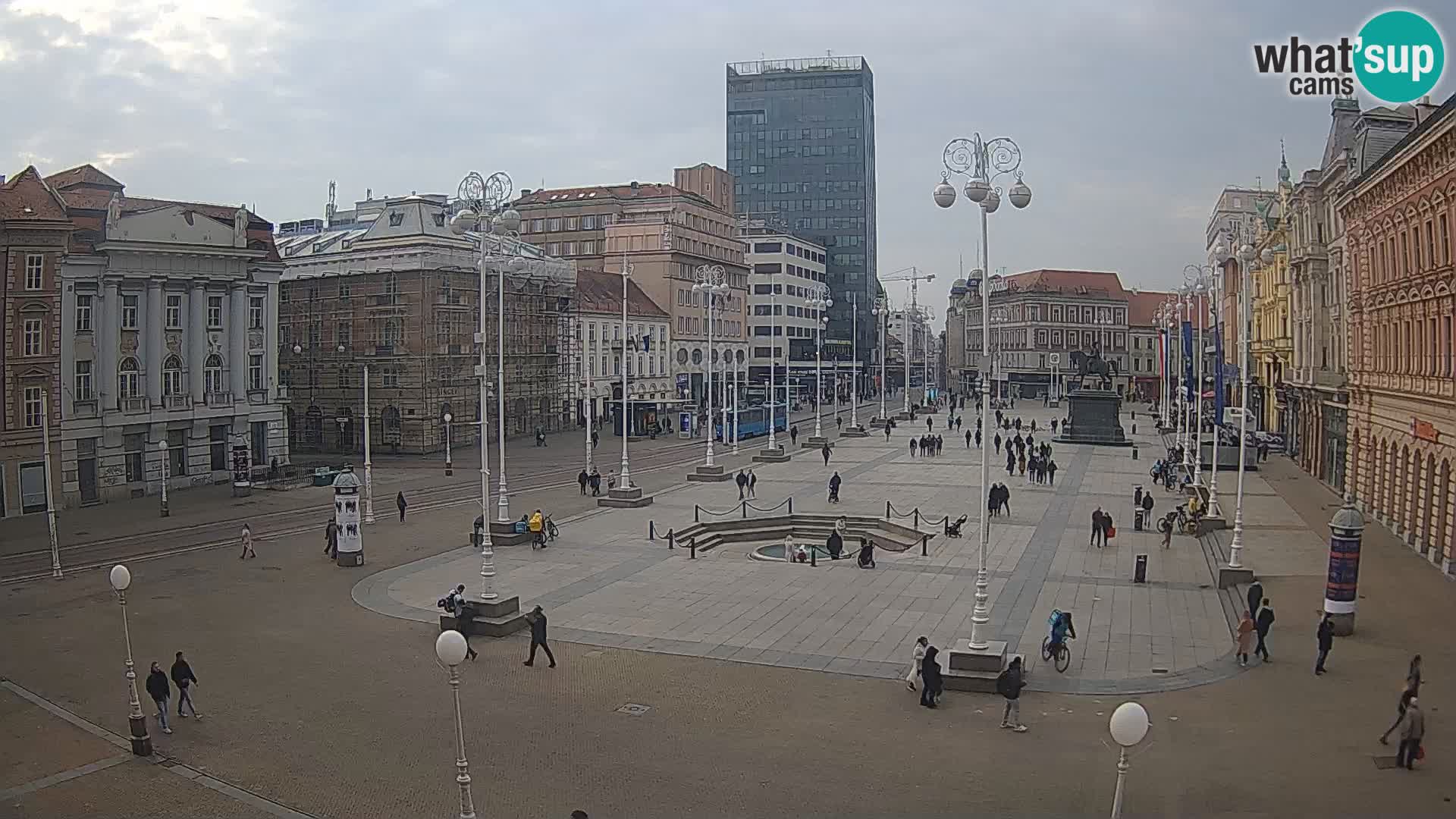 Zagabria Live Webcam piazza Bana Jelačić