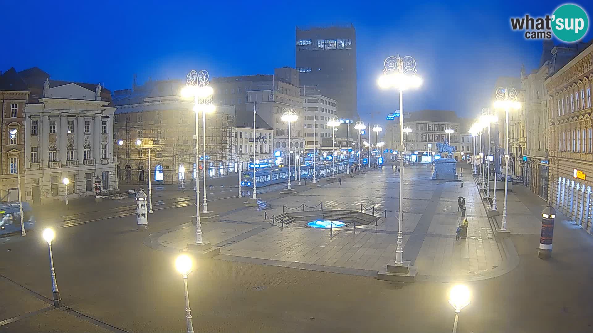 Zagabria Live Webcam piazza Bana Jelačić