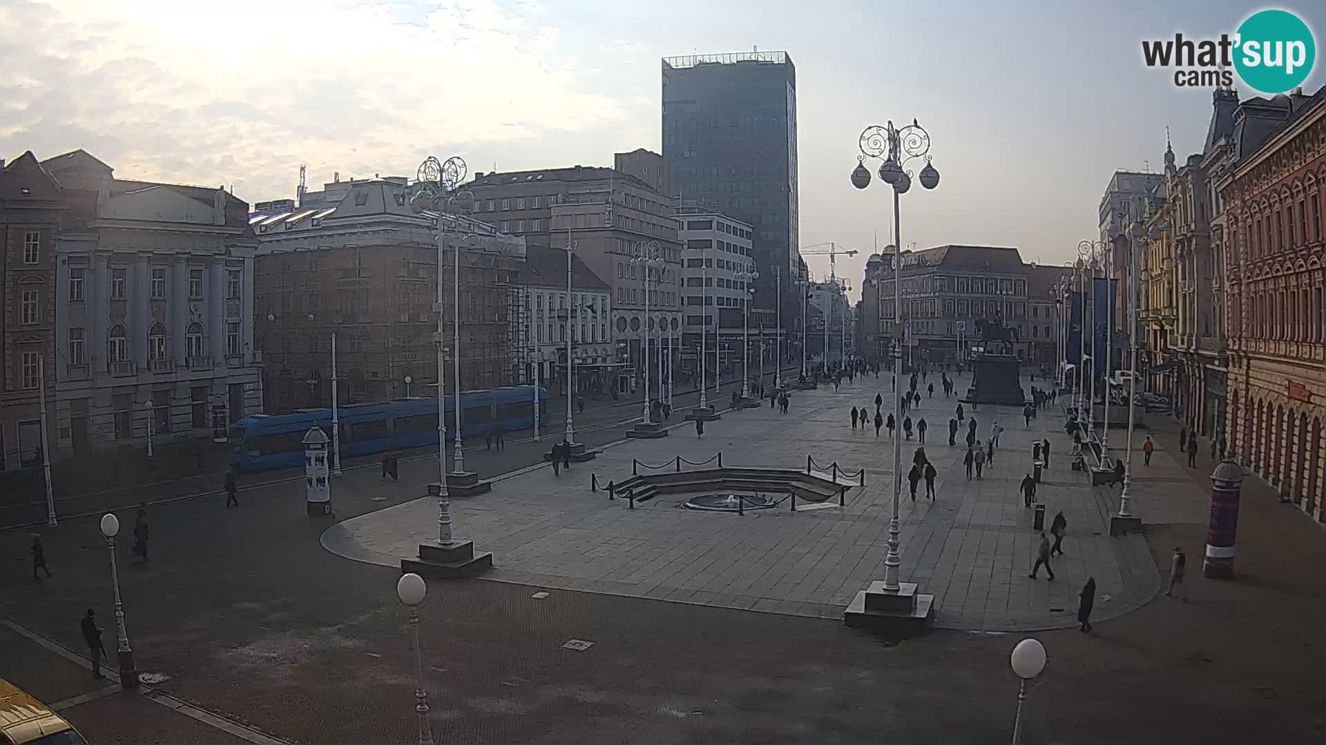 Zagabria Live Webcam piazza Bana Jelačić