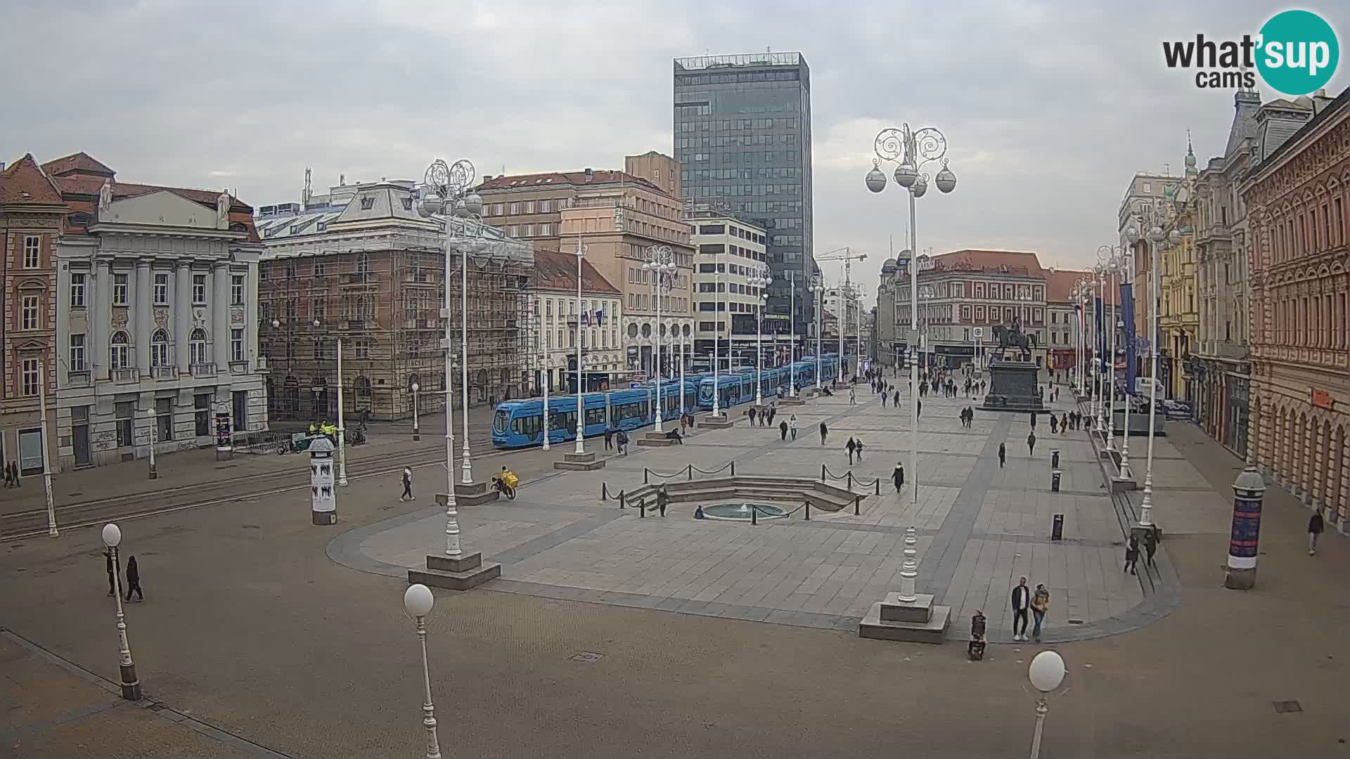 Zagabria Live Webcam piazza Bana Jelačić