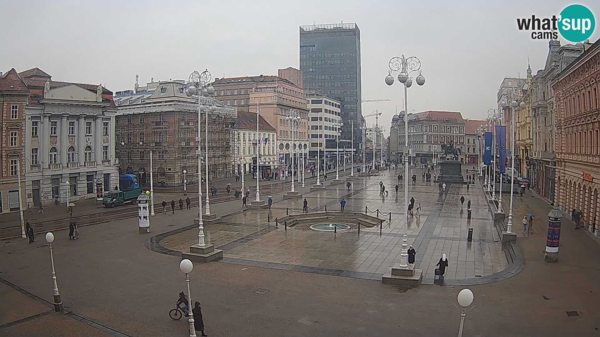 Zagabria Live Webcam piazza Bana Jelačić