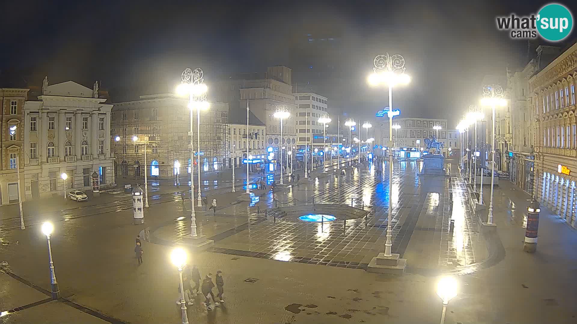 Zagreb Live Webcam Platz Bana Jelačić