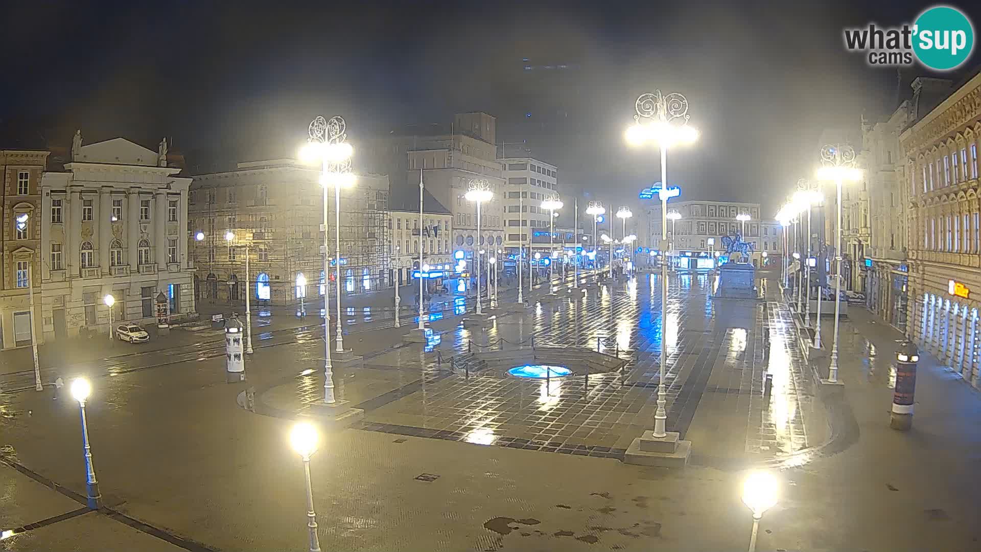 Zagreb camera en vivo plaza Bana Jelačić