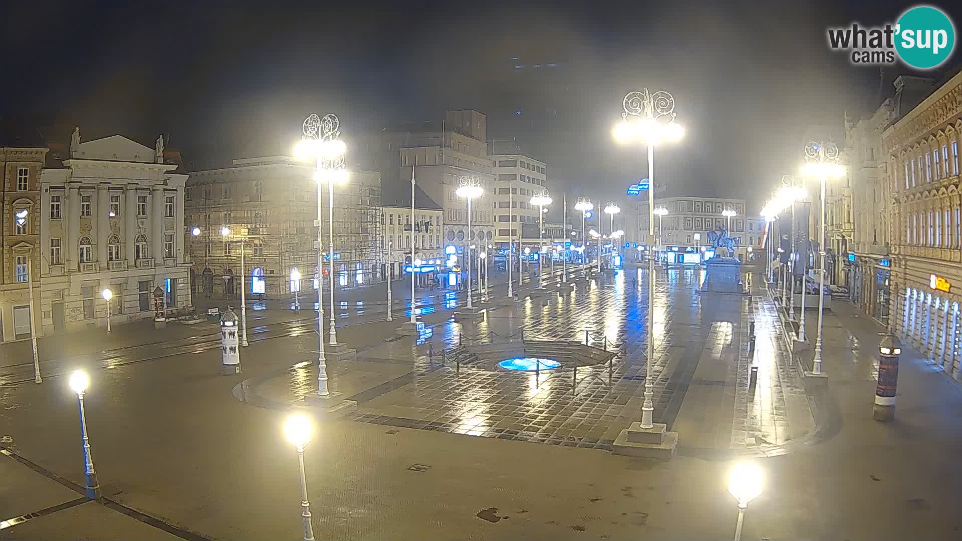 Zagreb camera en vivo plaza Bana Jelačić