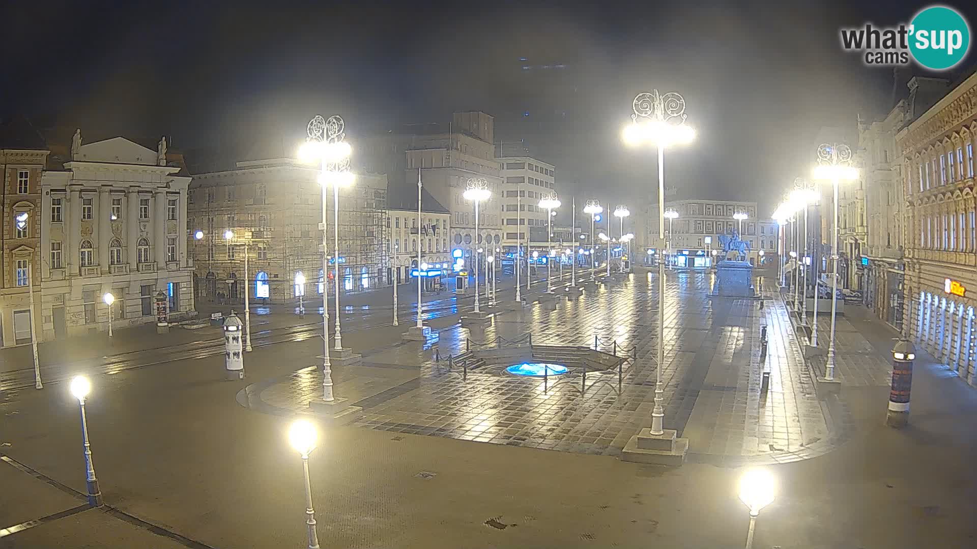 Zagreb Live Webcam Platz Bana Jelačić