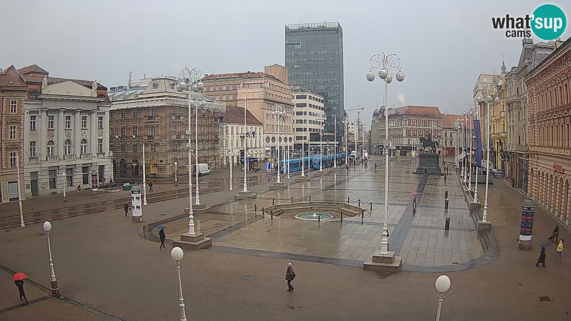 Zagreb camera en vivo plaza Bana Jelačić