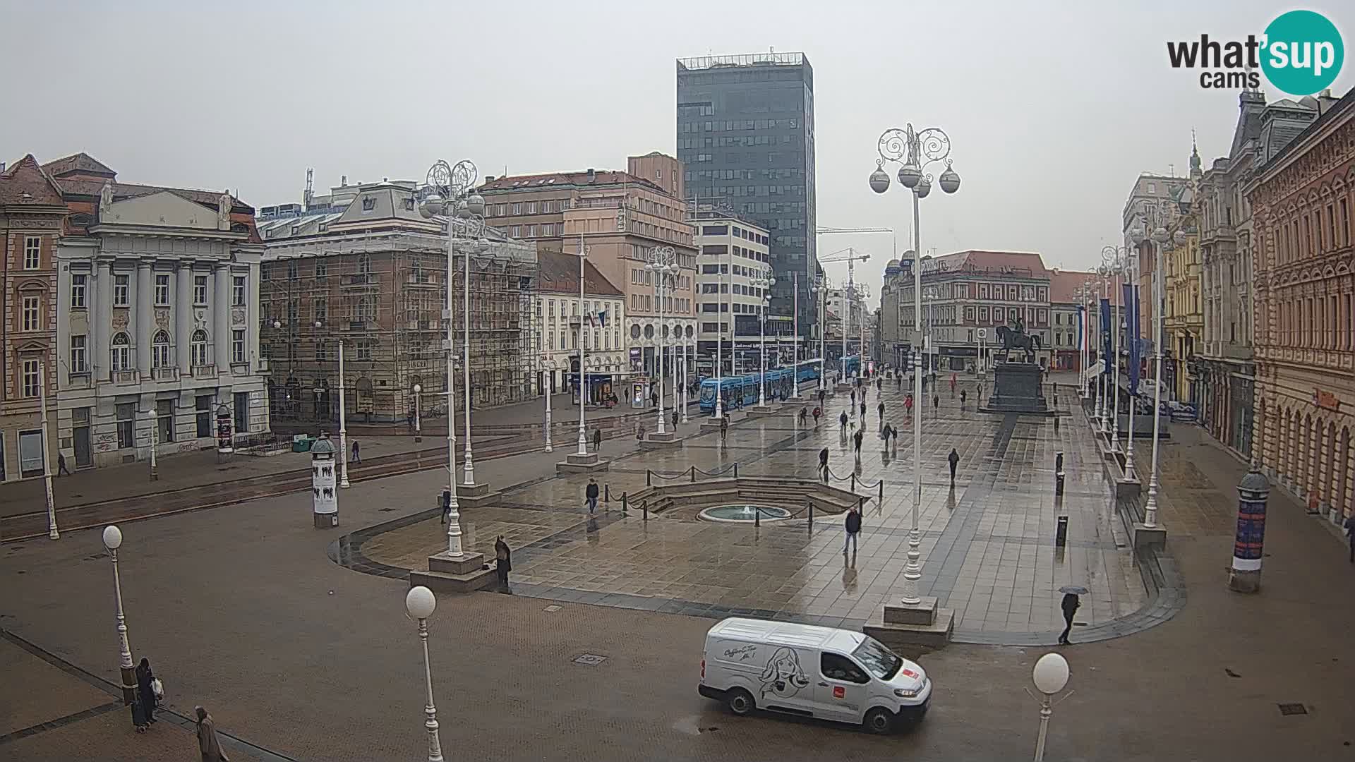 Zagreb camera en vivo plaza Bana Jelačić