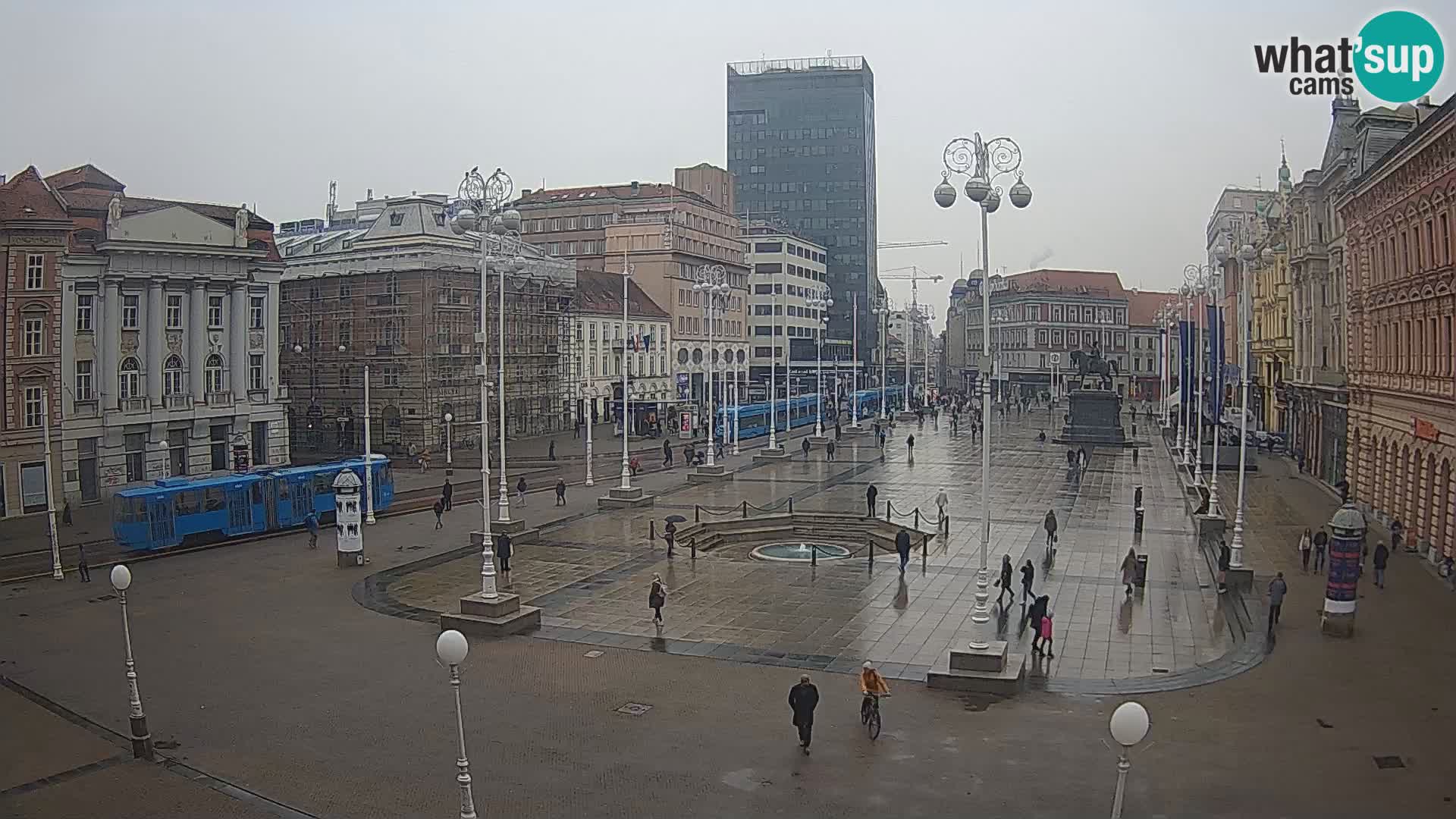 Zagreb camera en vivo plaza Bana Jelačić