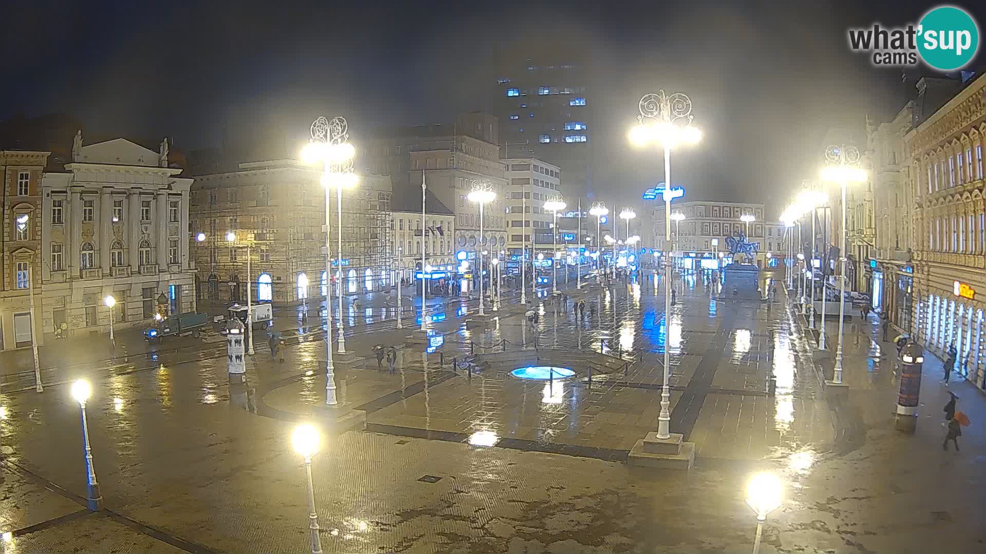 Zagreb camera en vivo plaza Bana Jelačić