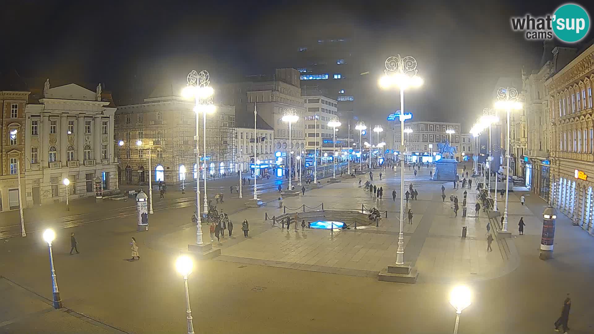 Zagreb camera en vivo plaza Bana Jelačić