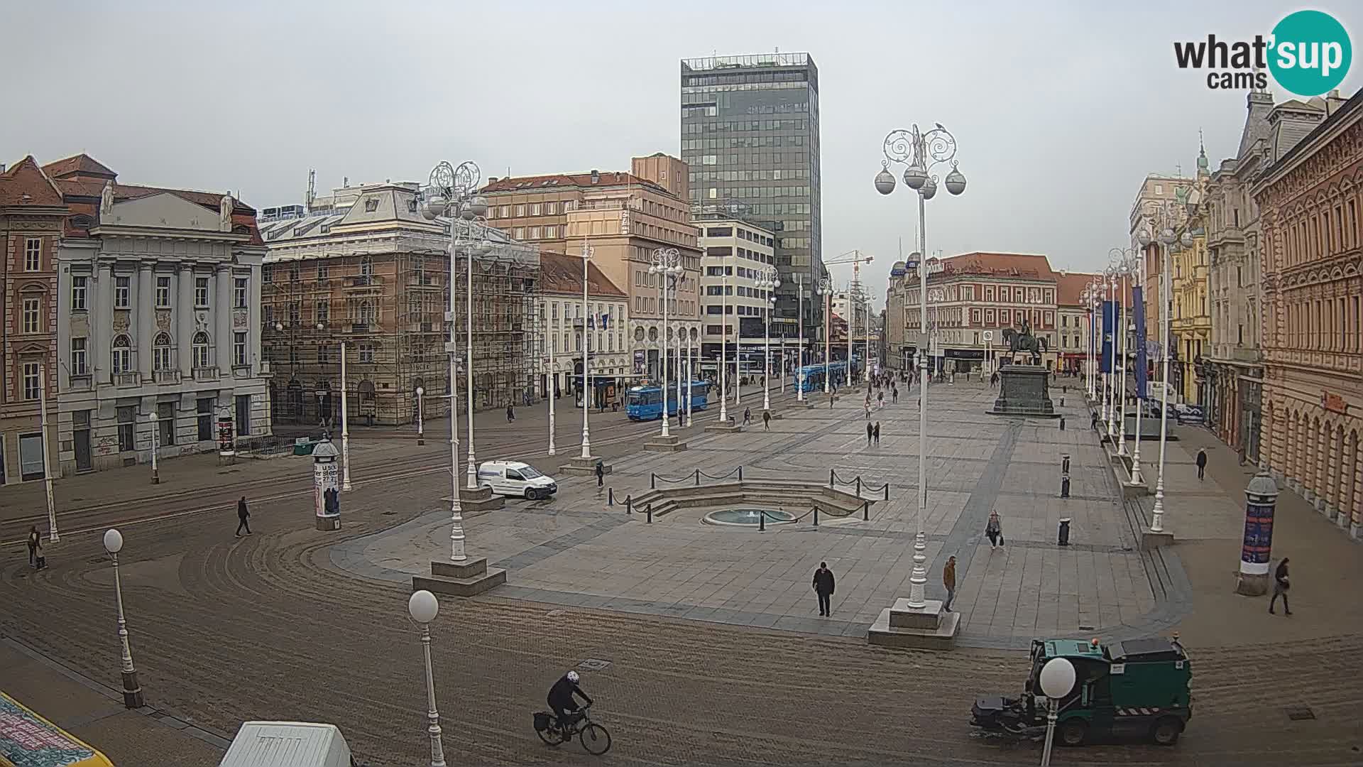 Zagabria Live Webcam piazza Bana Jelačić