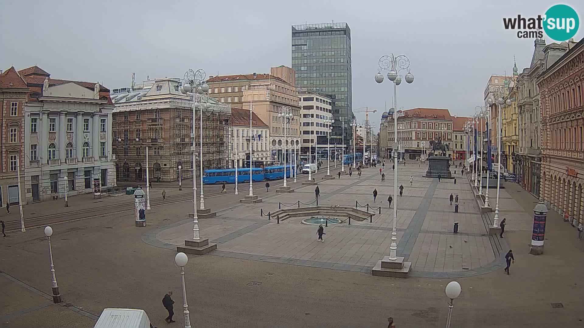 Zagabria Live Webcam piazza Bana Jelačić