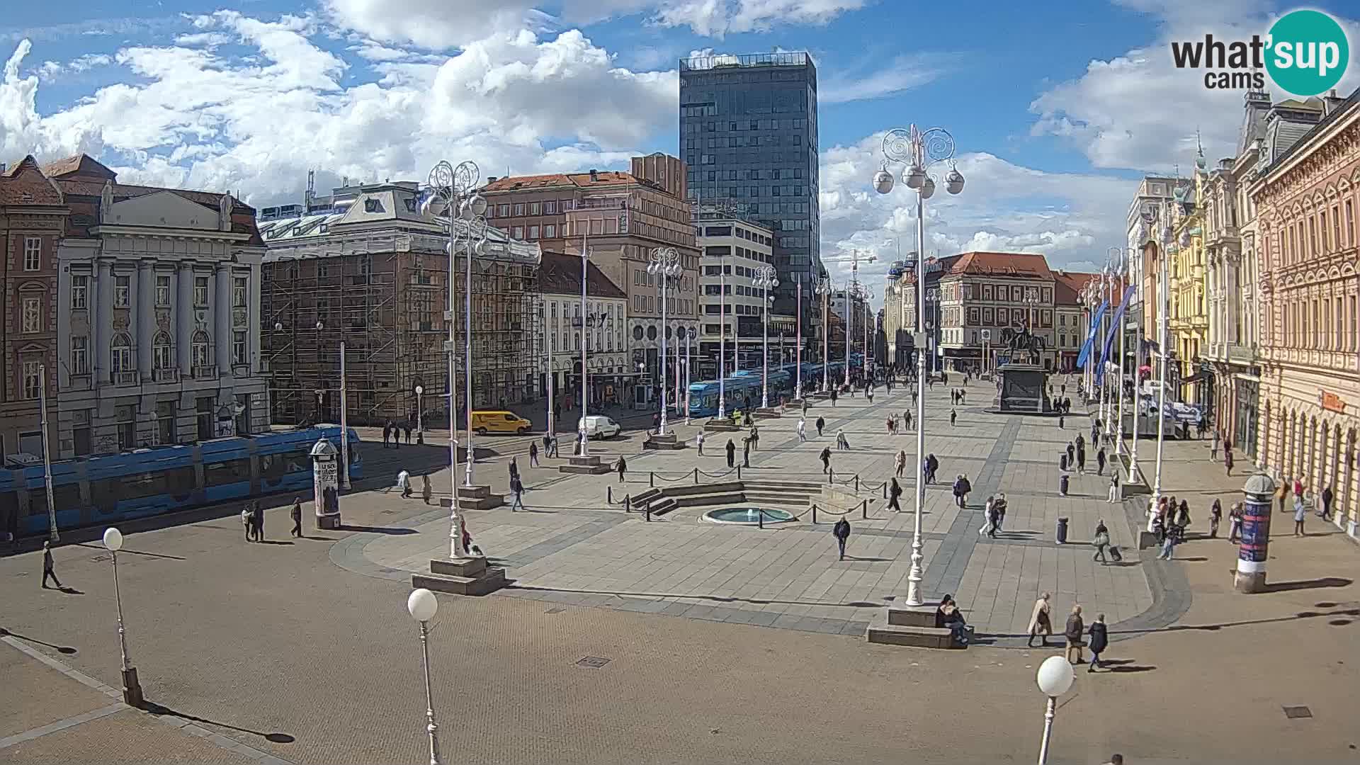 Zagabria Live Webcam piazza Bana Jelačić