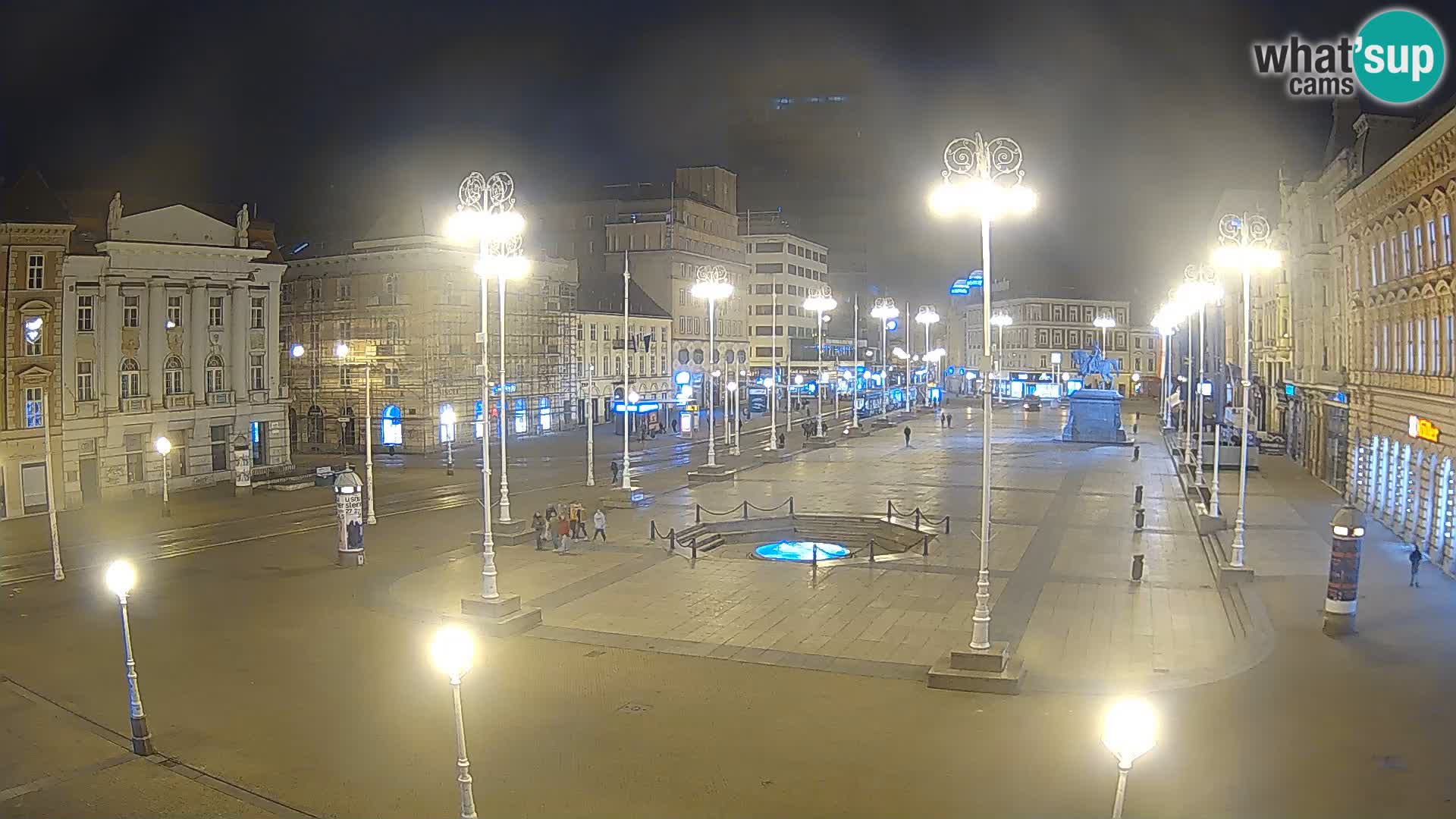 Zagreb Live Webcam Platz Bana Jelačić