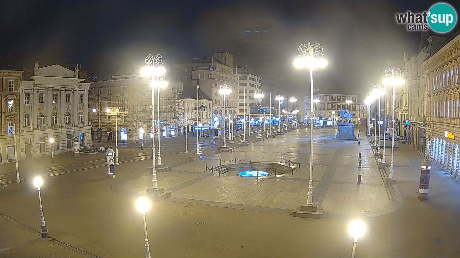 Zagreb camera en vivo plaza Bana Jelačić