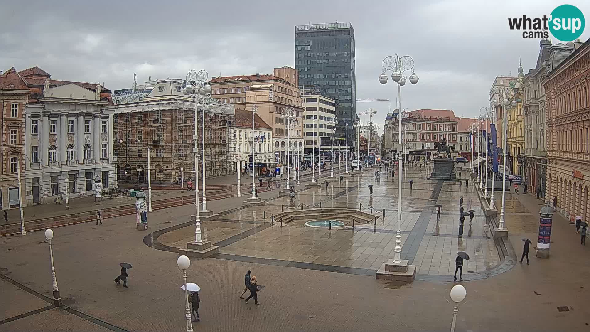 Zagabria Live Webcam piazza Bana Jelačić