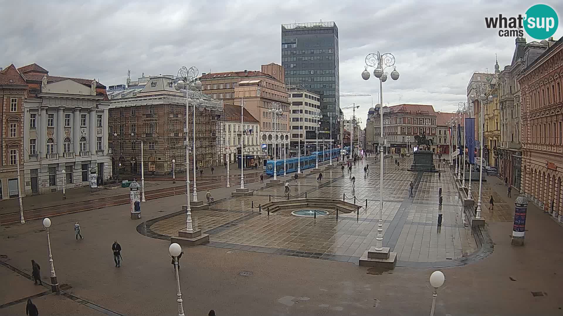 Zagabria Live Webcam piazza Bana Jelačić