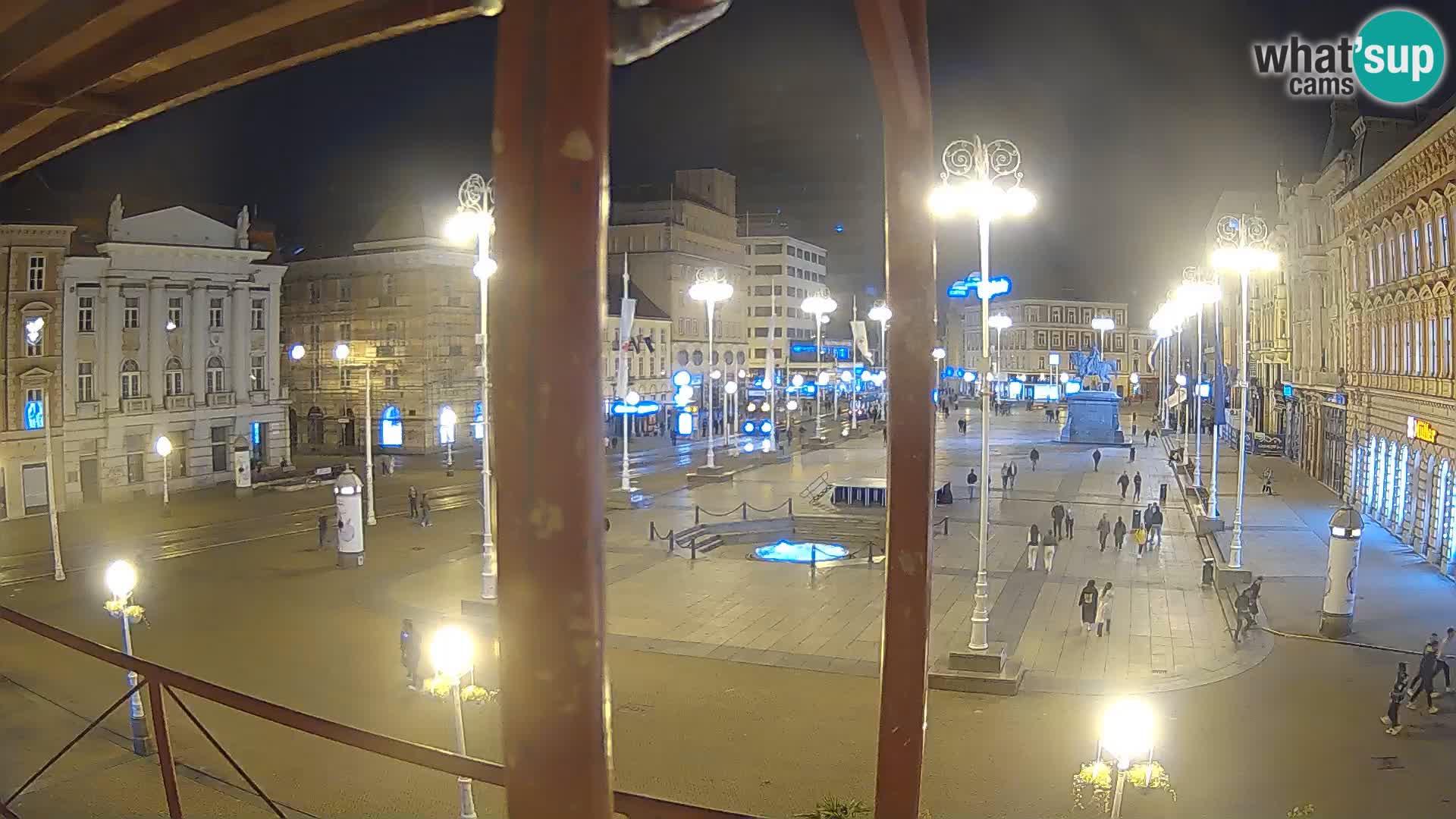 Zagreb Live Webcam Platz Bana Jelačić