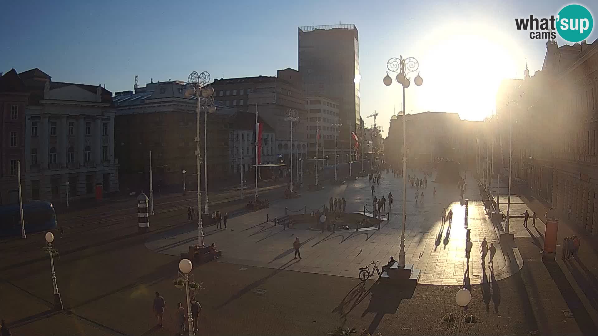 Zagabria Live Webcam piazza Bana Jelačić