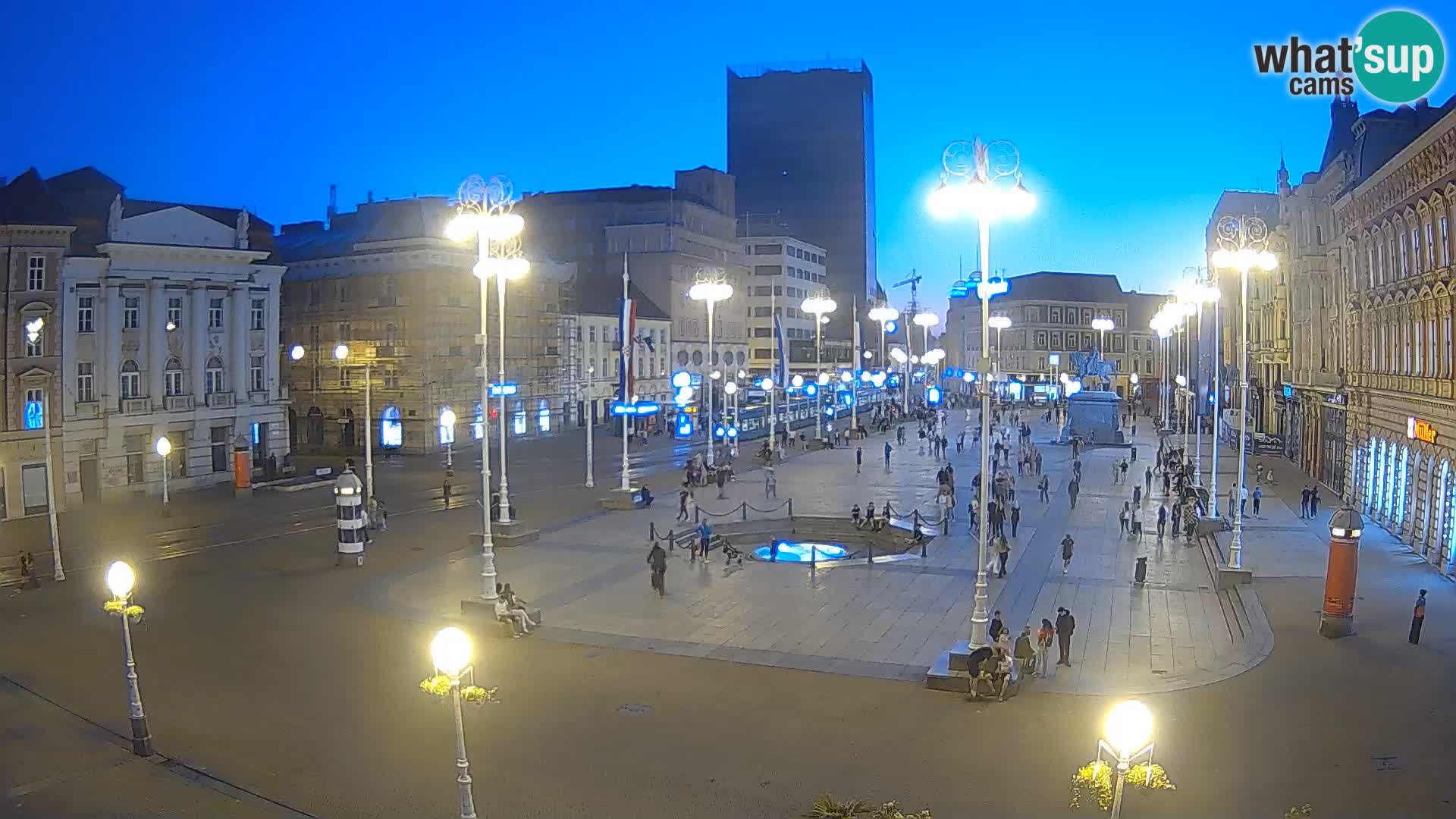 Zagabria Live Webcam piazza Bana Jelačić