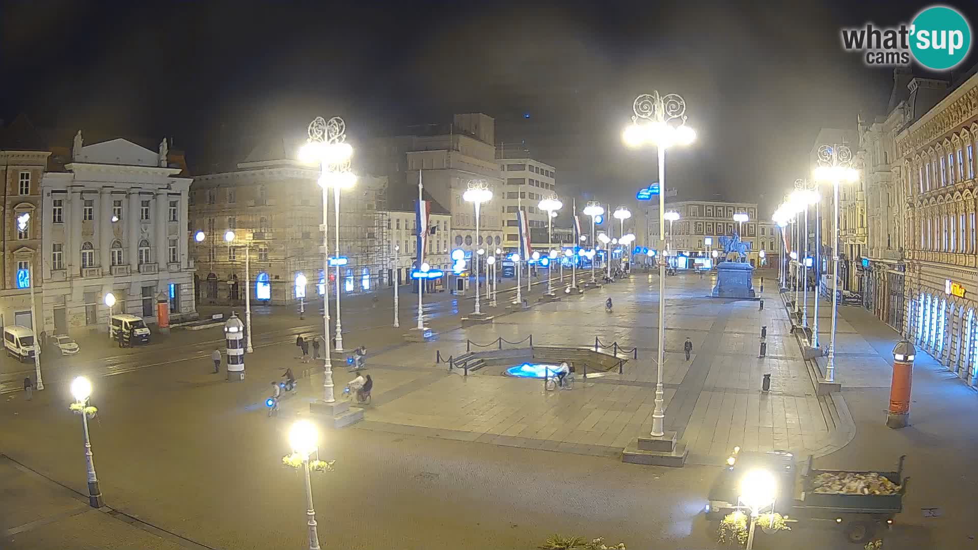 Zagreb camera en vivo plaza Bana Jelačić
