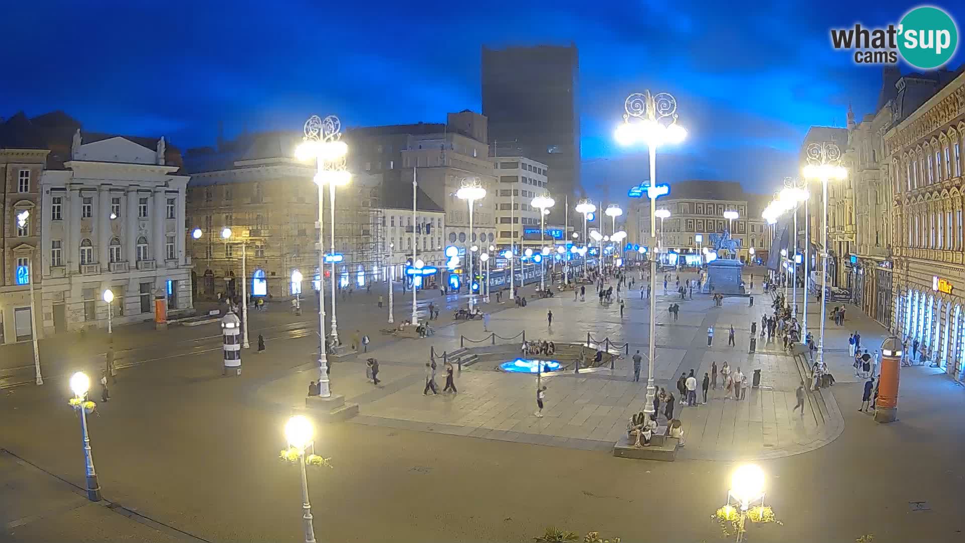 Zagabria Live Webcam piazza Bana Jelačić