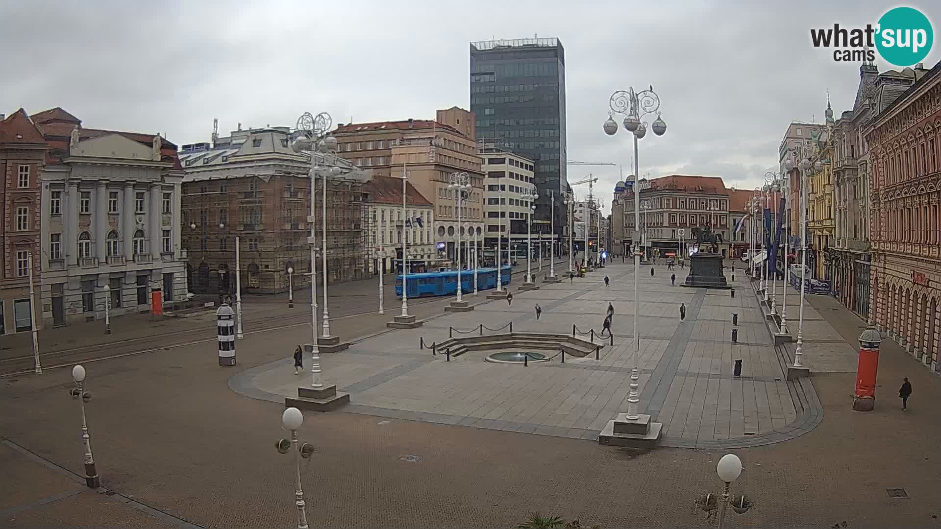 Zagreb camera en vivo plaza Bana Jelačić