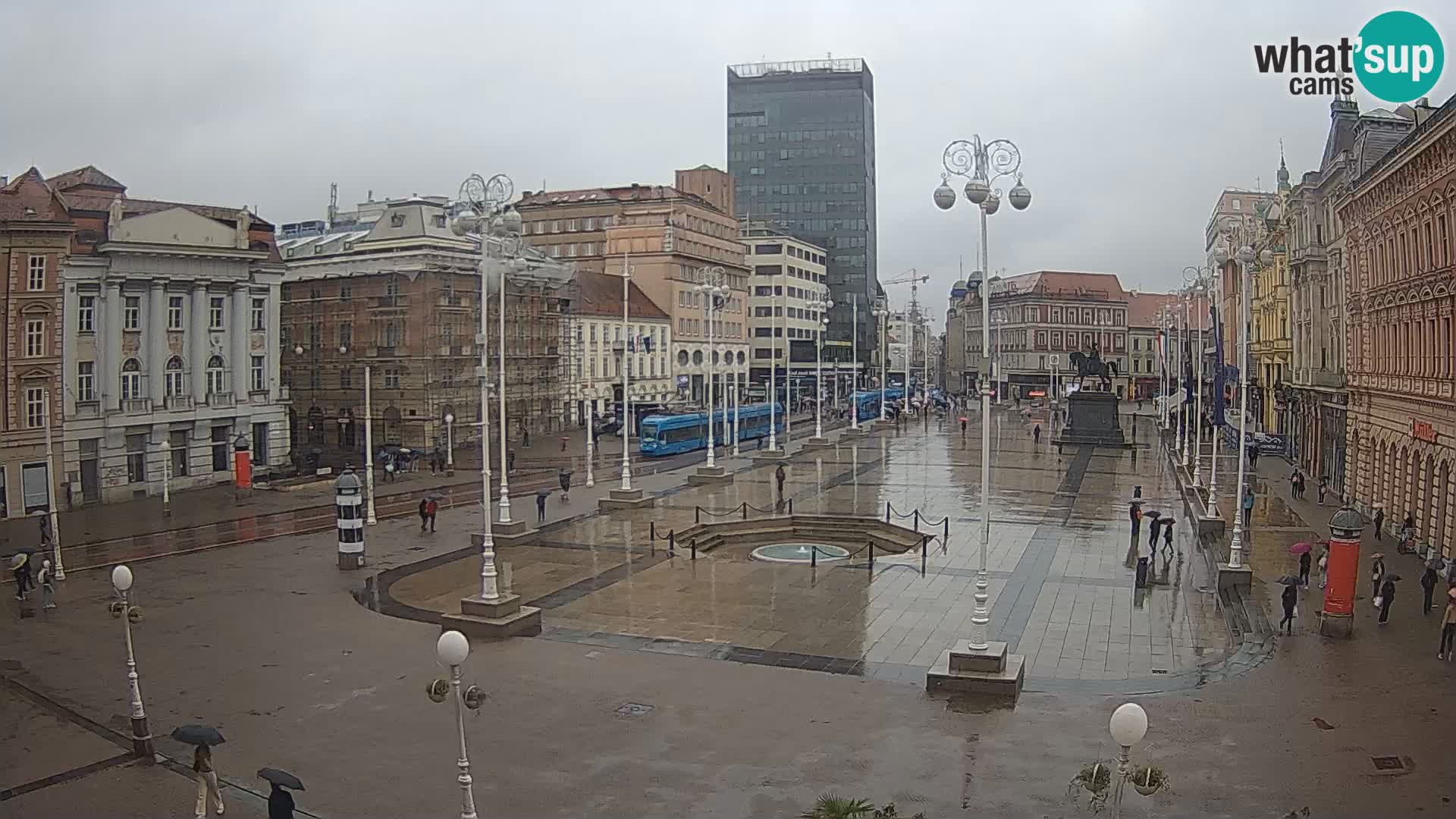 Zagreb camera en vivo plaza Bana Jelačić
