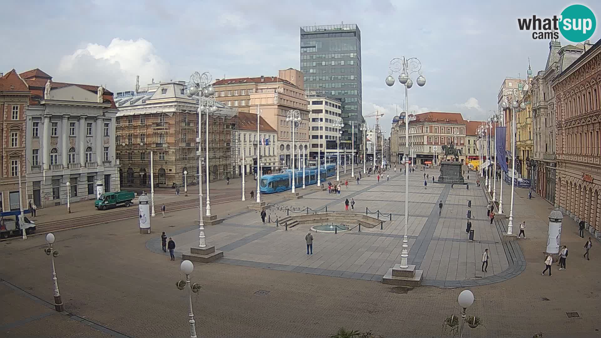 Zagabria Live Webcam piazza Bana Jelačić